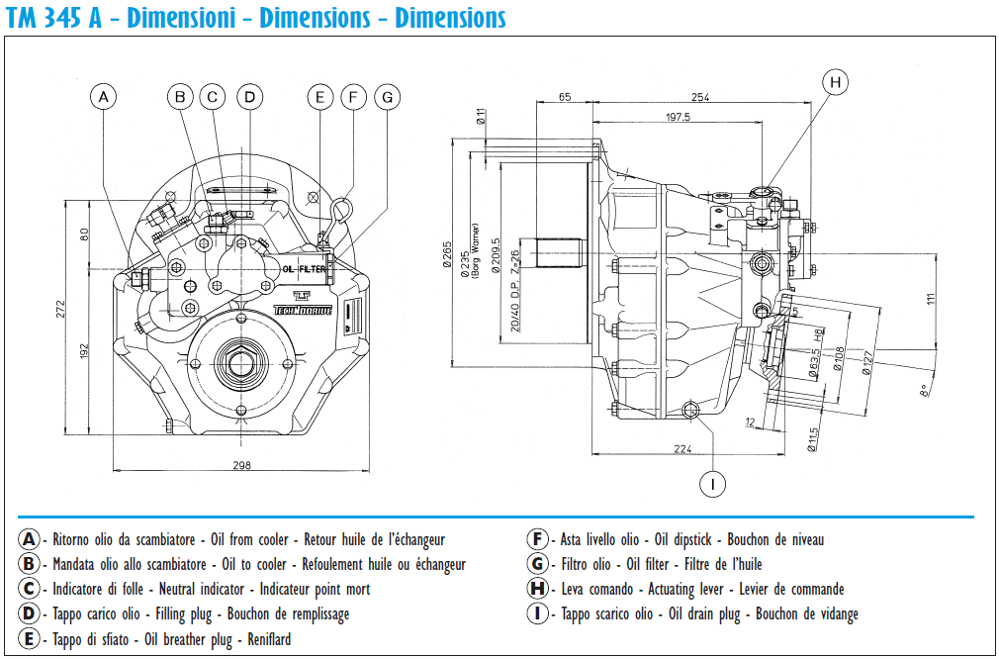 TM345A Marine Gear